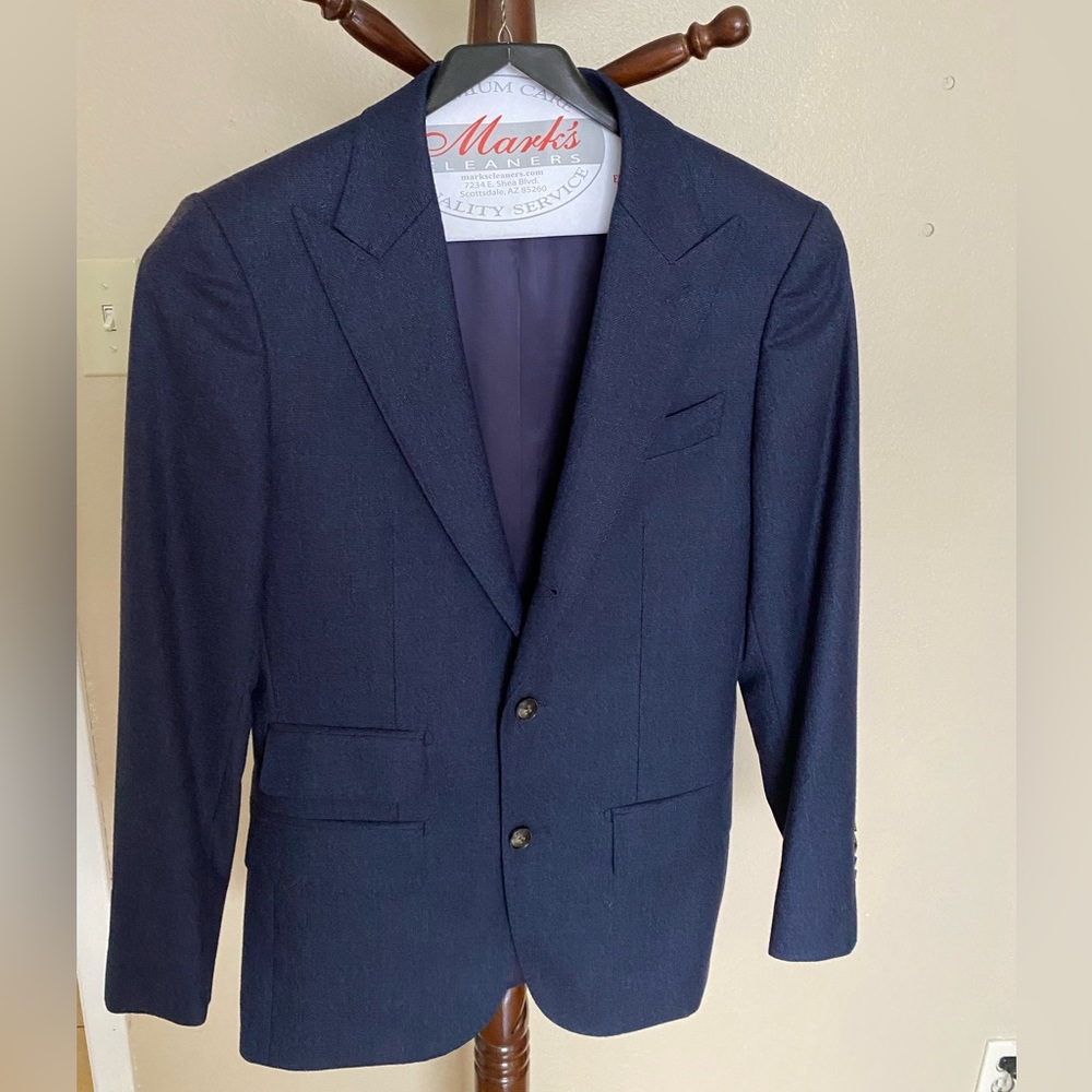 SUITSUPPLY Washington Dark Gray Suit Size 44